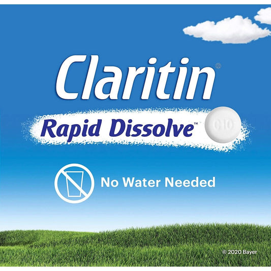 Claritin 24-Hour Rapid Dissolve Allergy Tablets, 10 Count