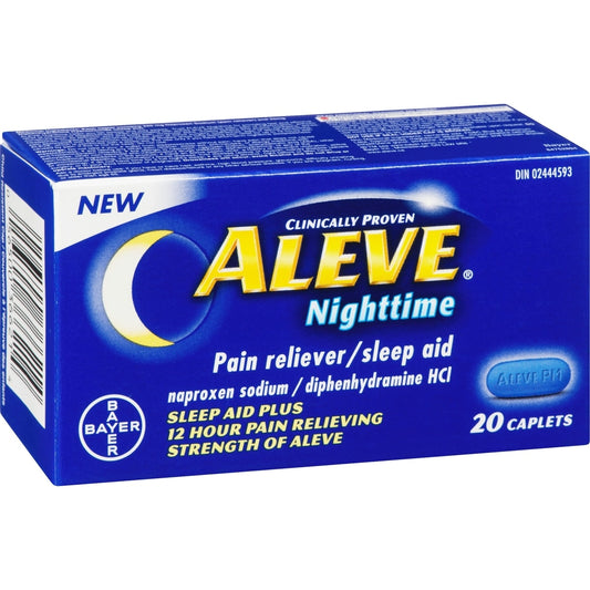 Aleve Nighttime Pain Reliever & Sleep Aid Caplets 20 Count