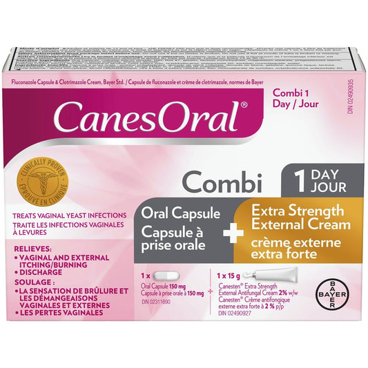 CanesOral Combi 1-Day Yeast Infection Treatment