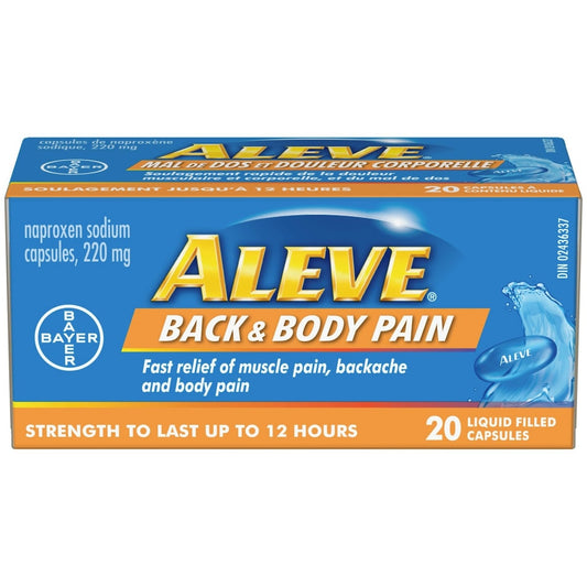 Aleve Back & Body Pain Relief Caplets 20ct