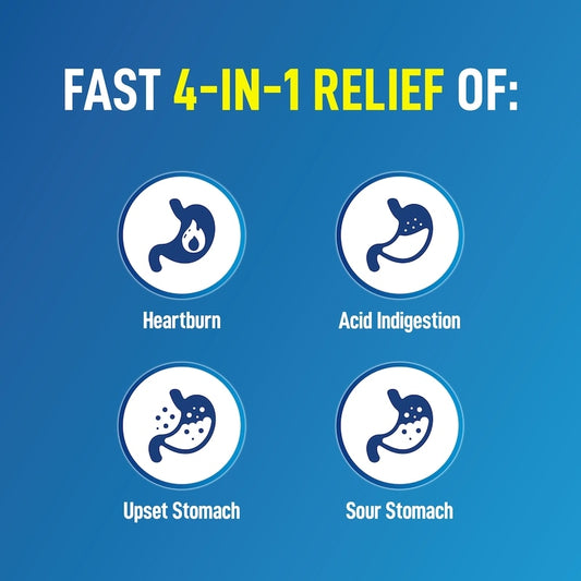 Lemon Lime Effervescent Antacid Tablets
