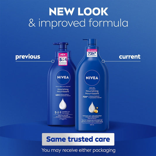 NIVEA Nourishing Body Milk for Dry Skin 625ml