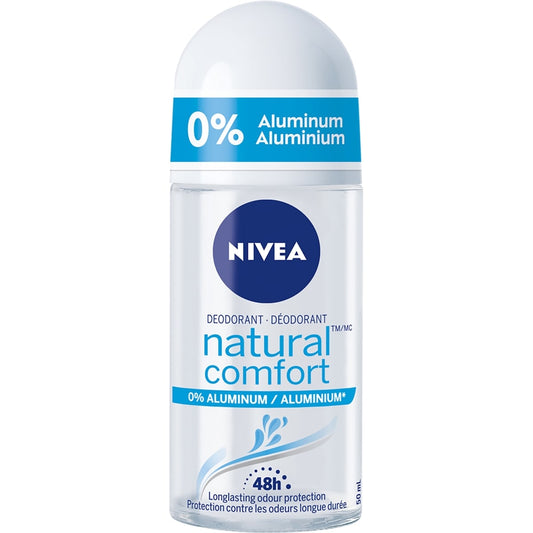 Nivea Natural Comfort Aluminum-Free Deodorant Roll-On 50ml