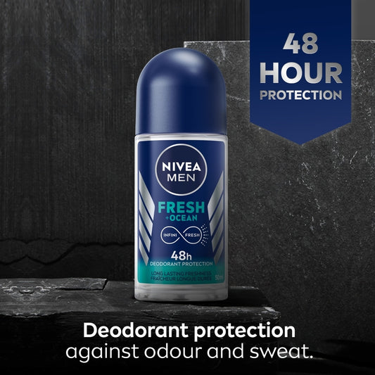 Men's Fresh Ocean Roll-On Deodorant 50ml