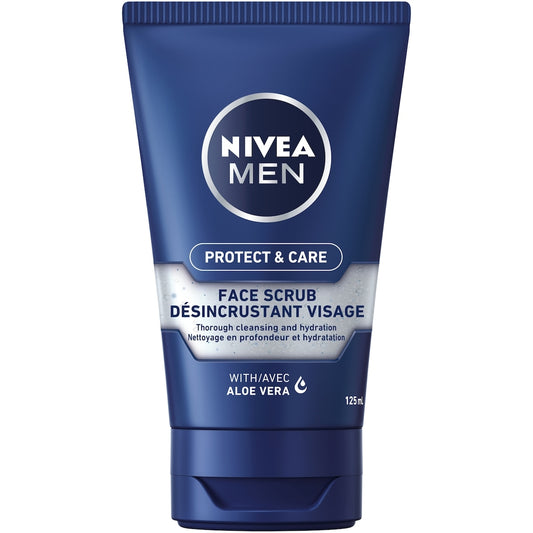 Men's Exfoliating Face Scrub with Aloe Vera 125g