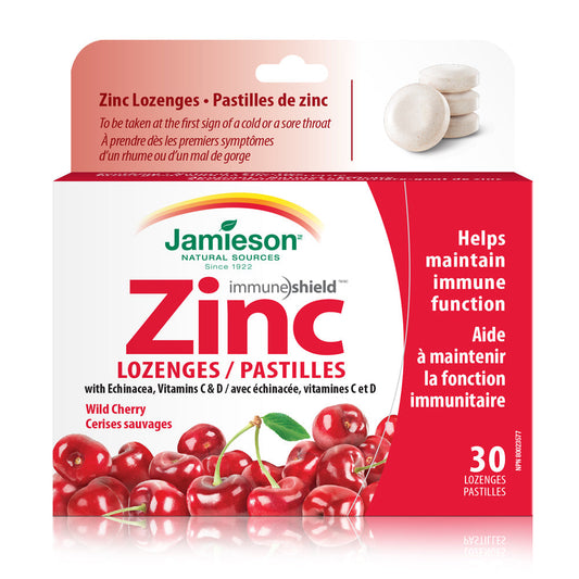 Zinc, Echinacea & Vitamin C Immune Lozenges - 30ct