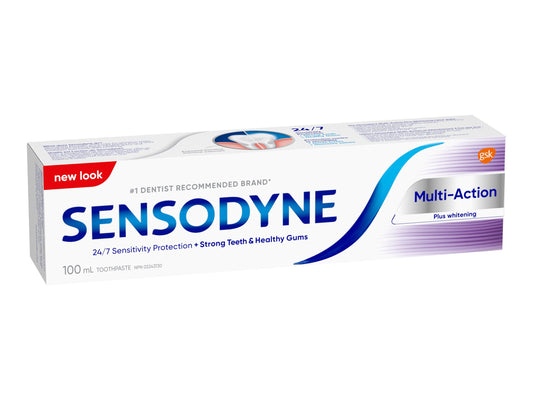 Multi-Action Whitening Toothpaste for Sensitive Teeth 100ml