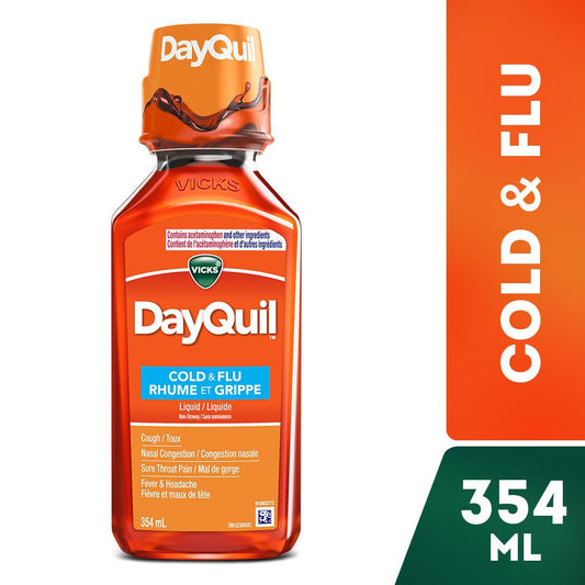 DayQuil Cold & Flu Liquid 354ml