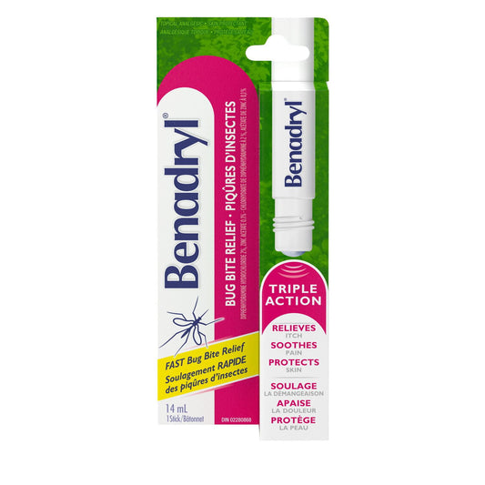 Benadryl Bug Bite Relief Stick 14ml