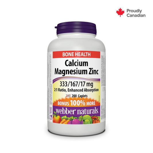 Calcium Magnesium Zinc 200 Tablets