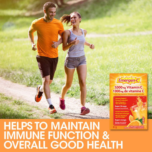 Super Orange Vitamin C Immune Support Drink Mix, 30 Pack