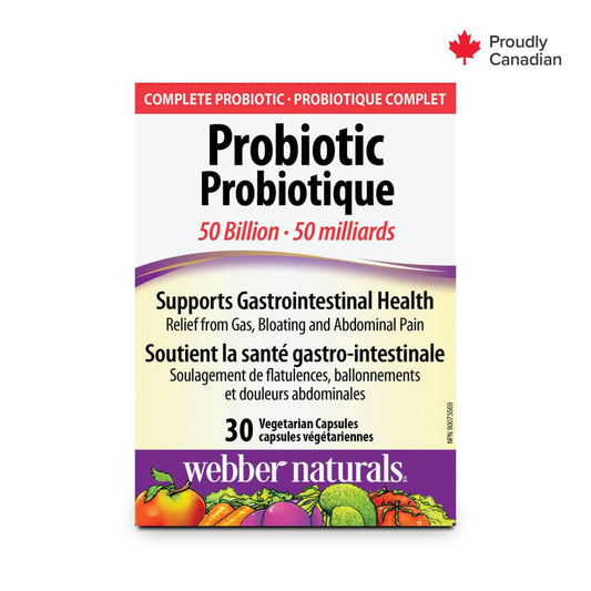Probiotic 50 Billion Vegetarian Capsules, 30 Count