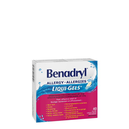 Allergy Relief Liqui-Gels 40 Capsules