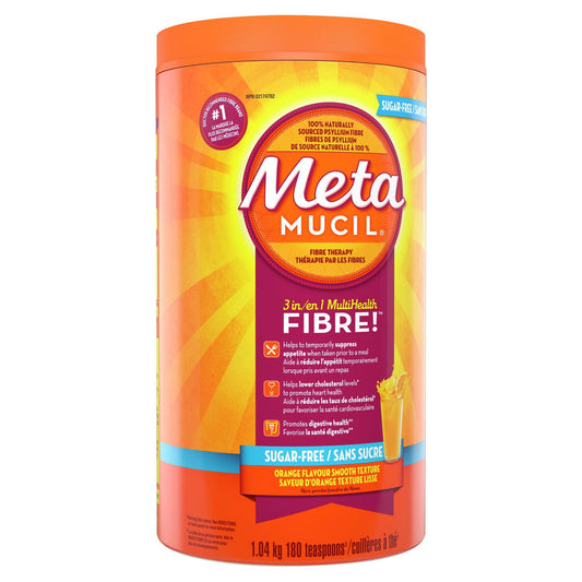 Metamucil Sugar-Free Orange Smooth Fibre, 180 Servings