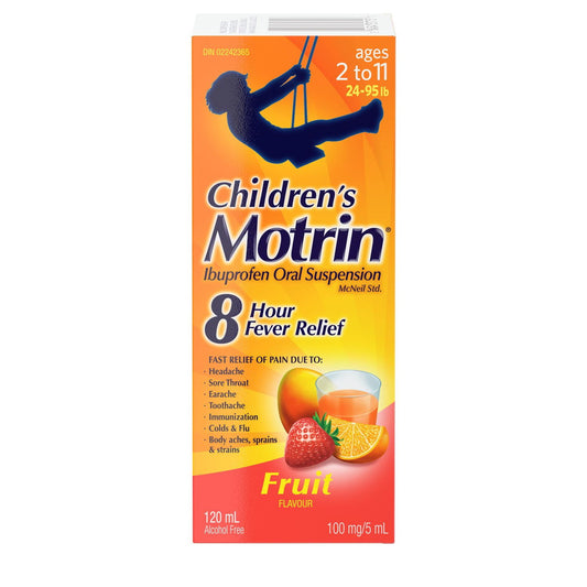 Children's Motrin Suspension Tropical Punch 120mL