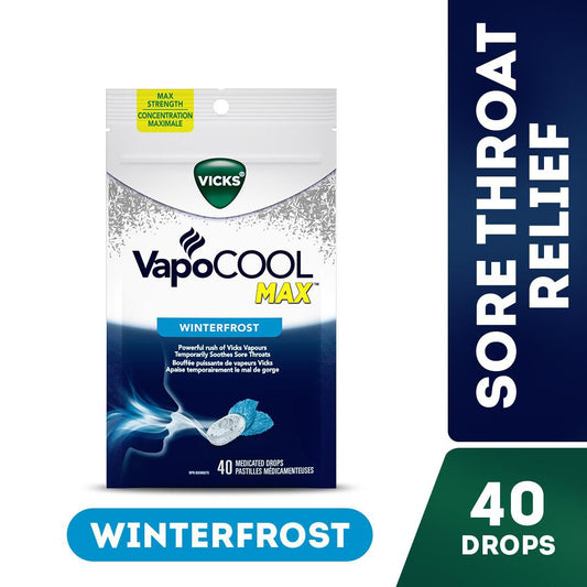 VapoCOOL Winterfrost Medicated Drops 40ct