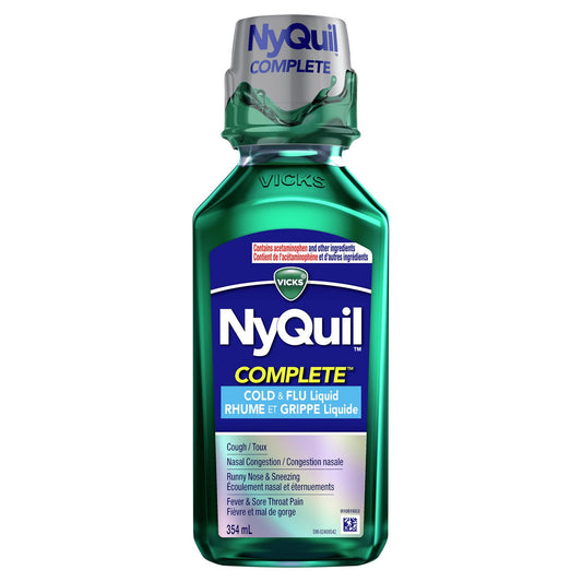 NyQuil Complete Nighttime Cold & Flu Relief 354ml