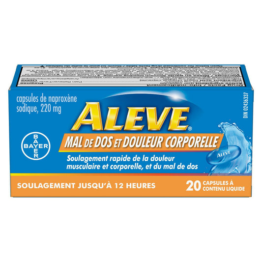 Aleve Back & Body Pain Relief Caplets 20ct