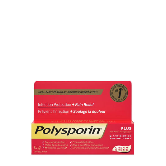 Polysporin Plus Pain Relief Cream 15g