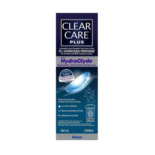 Clear Care Plus Contact Lens Cleaning Solution 360ml