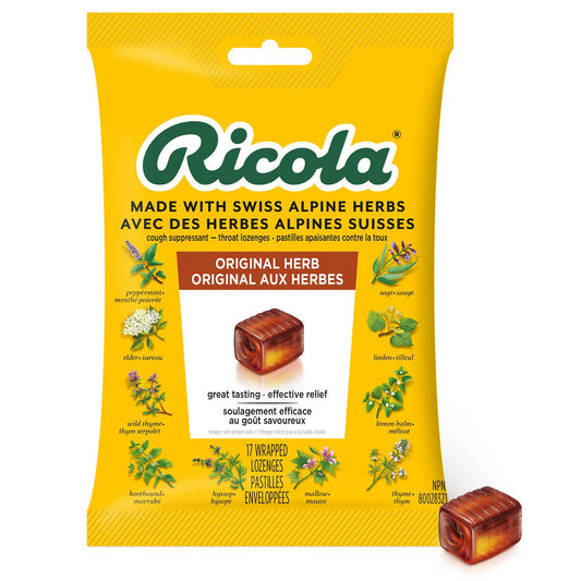 Original Herb Cough Drops, 17 Count