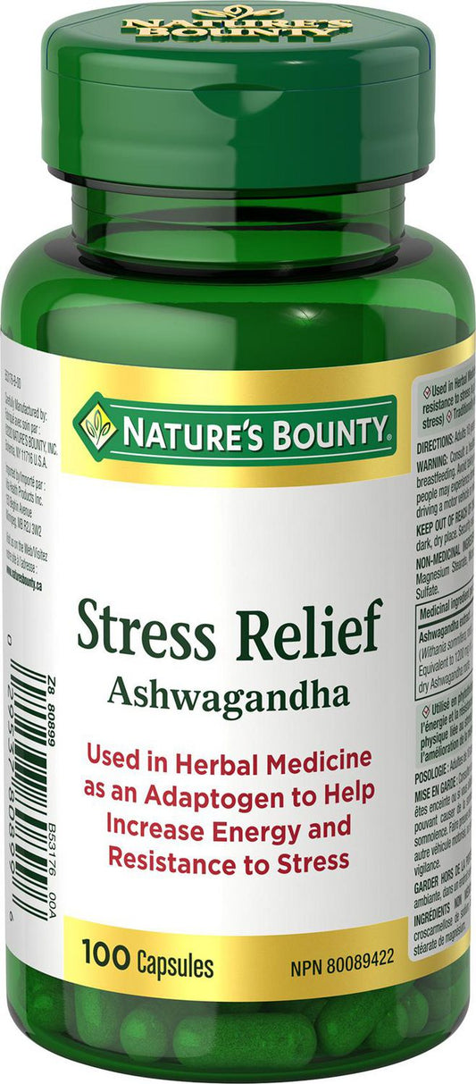 Ashwagandha Stress Relief Capsules 100ct