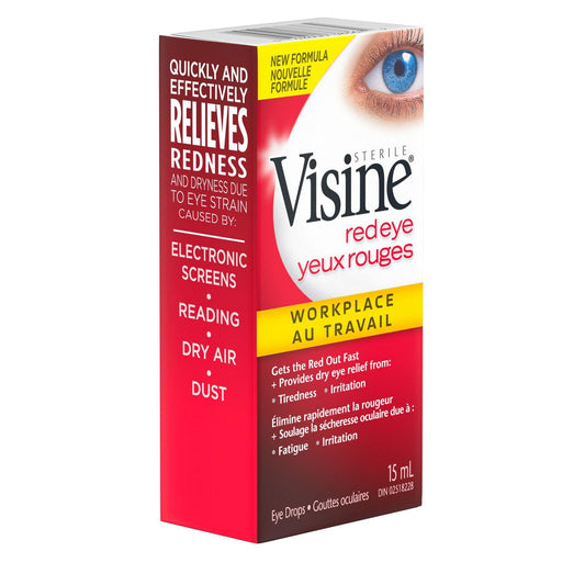 Workplace Eye Drops for Redness & Dryness Relief 15ml