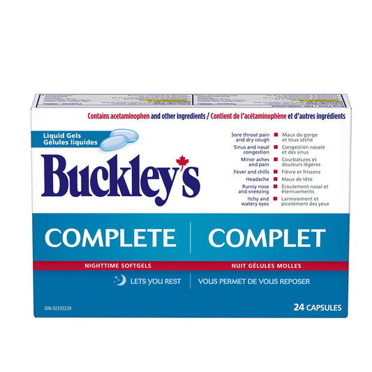 Nighttime Cold & Flu Relief Liquid Gels, 24 Pack
