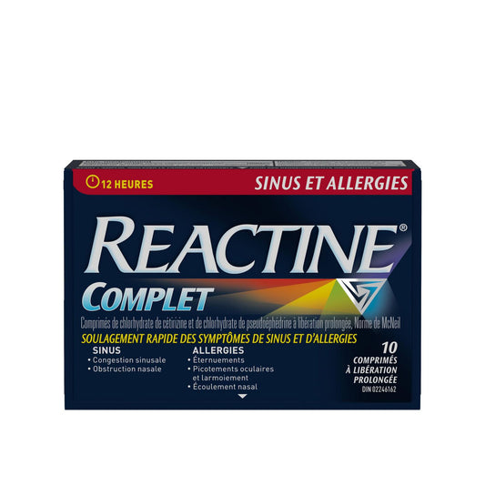 Sinus & Allergy Relief Tablets, 10-Pack