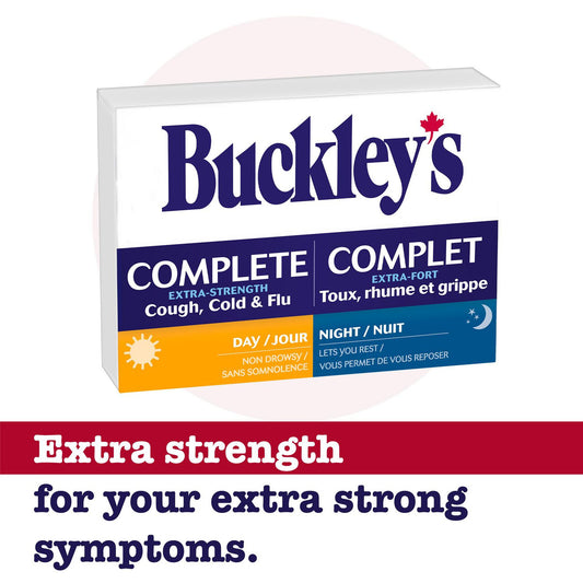 Extra Strength Day & Night Cough, Cold & Flu Caplets 24-Pack