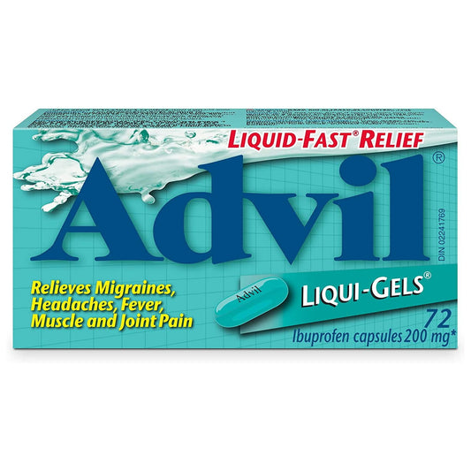 Advil Liqui-Gels 200mg Capsules - 72 Count