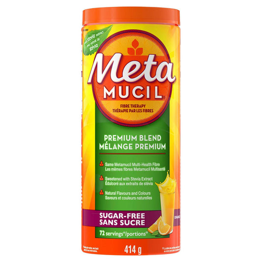 Metamucil Sugar-Free Orange Fibre Supplement 421g