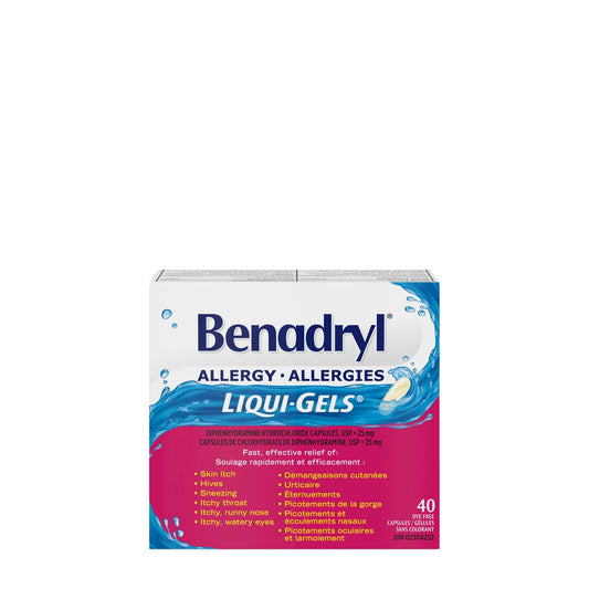 Allergy Relief Liqui-Gels 40 Capsules