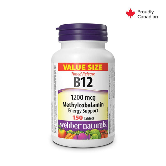 Timed-Release Vitamin B12 1200mcg 150 Tablets