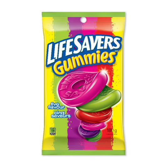 LIFESAVERS GUMMIES 5 FLAVOUR 12/180G