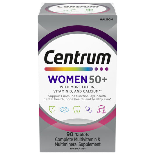 Women 50+ Multivitamin Tablets, 90 Count