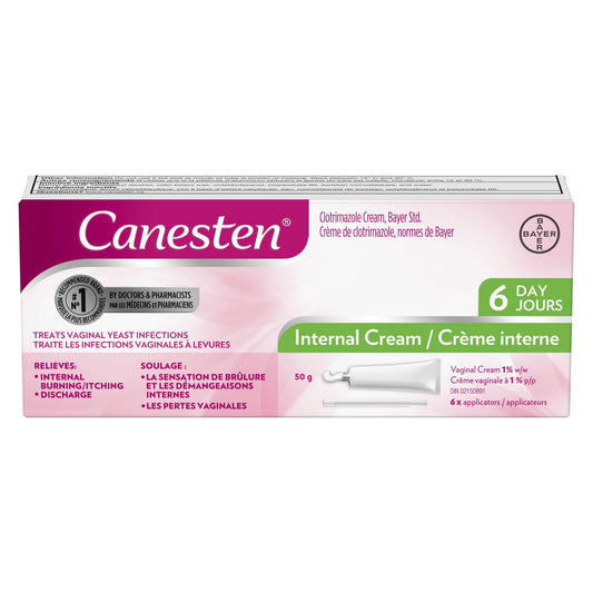 Canesten 6-Day Vaginal Yeast Infection Cream 50g