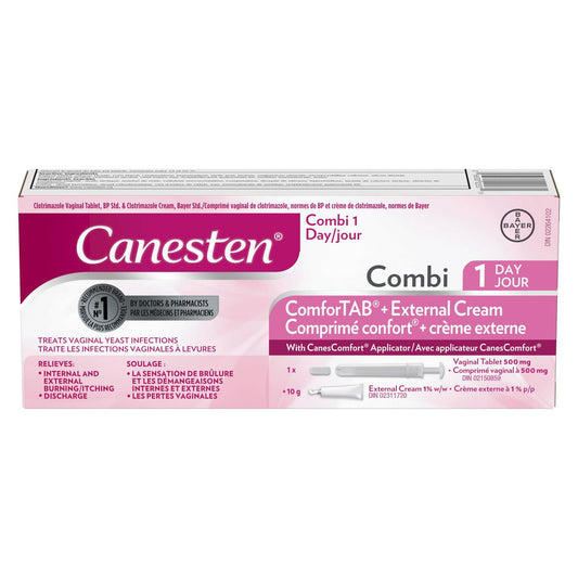 Canesten Combi 1-Day Vaginal Yeast Infection Treatment