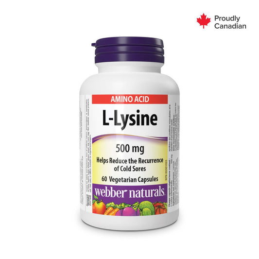 L-Lysine 500mg Capsules, 60 Count