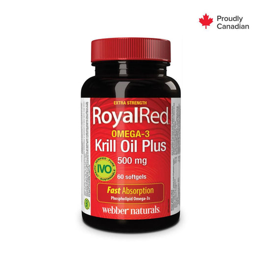 RoyalRed Extra Strength Krill Oil 500mg 60 Softgels