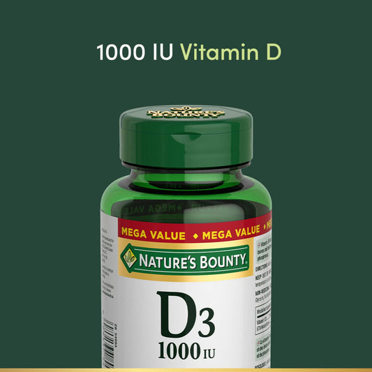 Vitamin D3 1000 IU, 250 Softgels