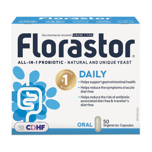 Florastor Daily Probiotic 50 Capsules