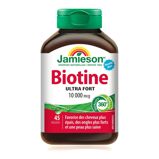Biotin 10,000 mcg Softgels, 45 Count