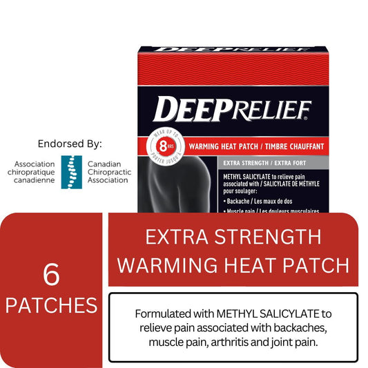 Warming Heat Patches for Muscle Pain Relief, 6 Pack