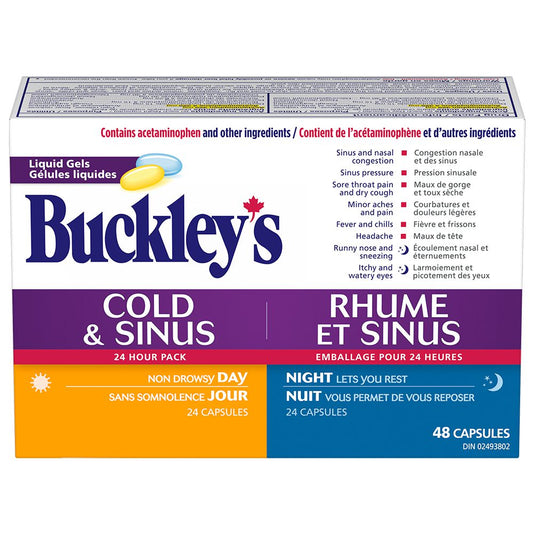 Cold & Sinus Day and Night Liquid Gels, 48 Capsules