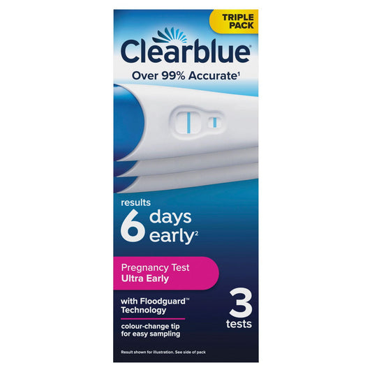 Clearblue Ultra Early Pregnancy Test Kit - 3 Pack