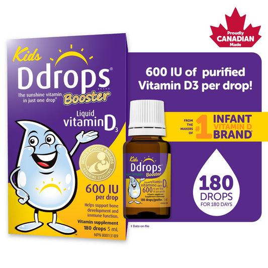 Vitamin D3 Drops 600 IU, 180 Servings, 5ml