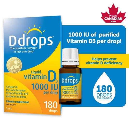Vitamin D3 Drops 1000 IU 5ml