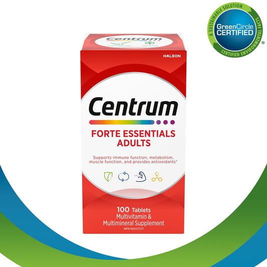Centrum Forte Essentials Multivitamin 100 Tablets
