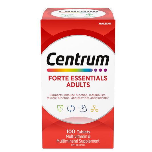 Centrum Forte Essentials Multivitamin 100 Tablets
